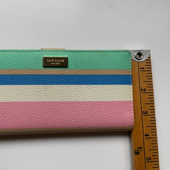 Kate Spade New York Rainbow Stripe Continental Wallet - Picture 5 of 10